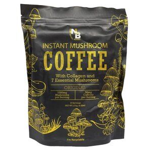 Next Level Boost Instant Mushroom Coffee Collagen and 7 Essential Mushrooms 270g